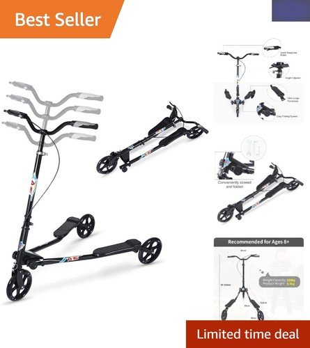 Wheel foldable kick scooter - foldable,