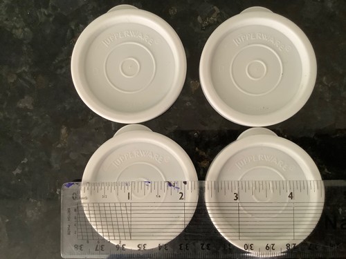 Tupperware white lids - tupperware, 4