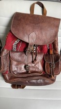 Brown Leather Moroccan