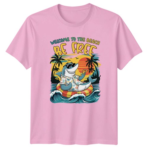 Funny shark shirt free - be,