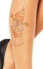 New Heart Tattoo Tights