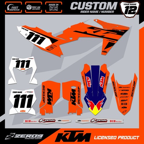 Ktm motocross graphics - ktm, custom