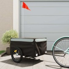 Bike Trailer Black and Gray