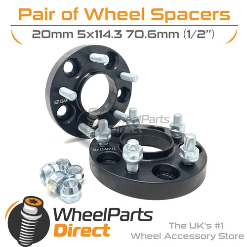 Bolt wheel spacers - bolt-on, (2)
