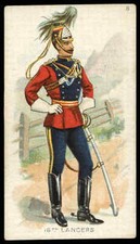 American Tobacco Co. - 'Military Uniforms C.  (T.413)' (c1895) - 16th Lancers