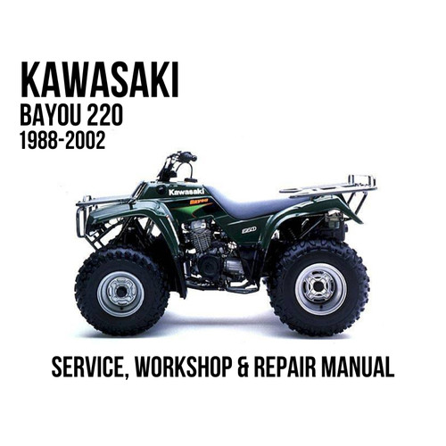 1988 2002 kawasaki bayou 220 - bayou,