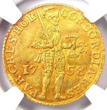 1758 Gold Netherlands Holland