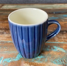 Tams England Blue Ribbed Mug