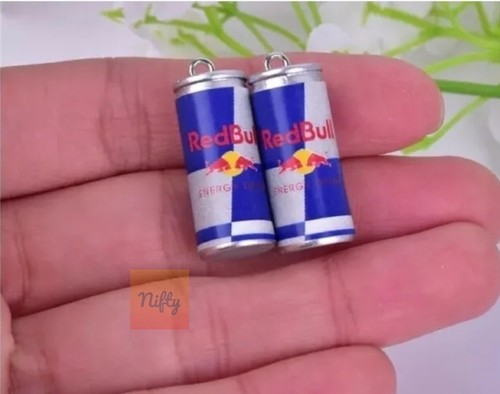 Mini resin red bull can - resin,