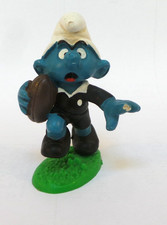 VINTAGE SCHLEICH/PEYO NEW ZEALAND ALL BLACKS RUGBY SMURF MADE IN W GERMANY 1980