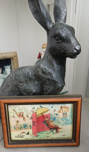 Louis wain vintage framed - louis,