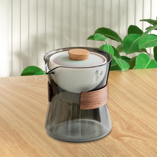 Glass teapot 210ml portable - teapot,