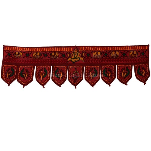 Indian cotton door hanging - indian,