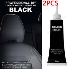 2-Pack Black Leather Vinyl