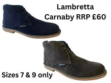 Lambretta Carnaby 3 Suede Desert Boots SZ 7 - 12 RRP £60  Big Fitting  CLEARANCE