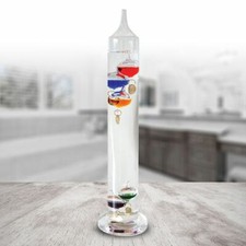 Glass galileo thermometer 28cm - thermometer,