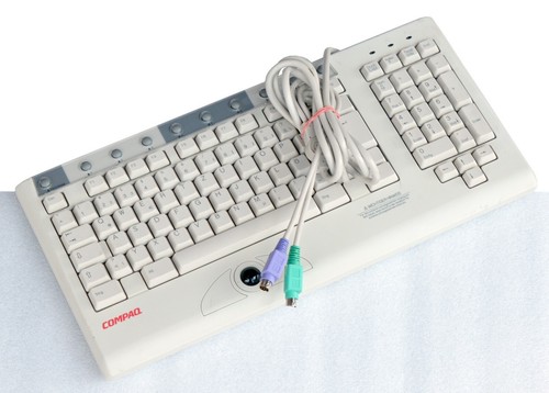 Compaq keyboard with - ps/2,
