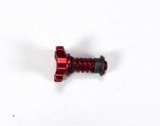 AVID JUICY 7 - ANODISED RED - PAD CLEARANCE ADJUSTER KNOB INC BUSH & CIRCLIP MTB