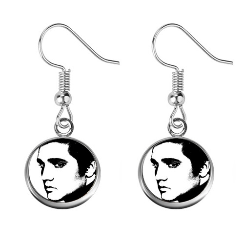 Elvis presley drop earrings - elvis,