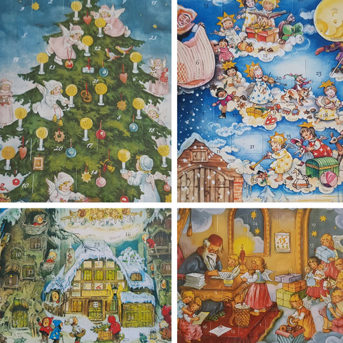 Vintage style advent christmas - style,