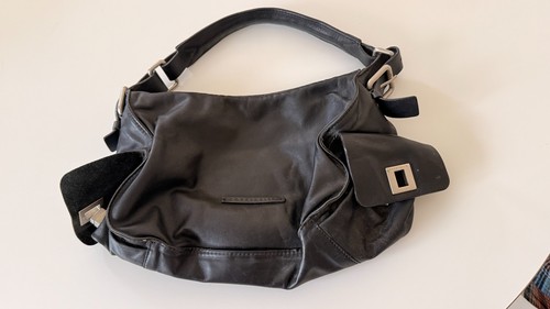 Vintage black leather - vintage,