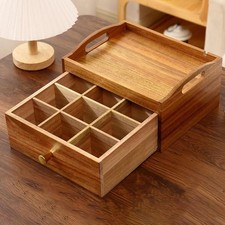 Wooden Tea Bag Organizer