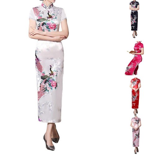 Chinese style long cheongsam - style,