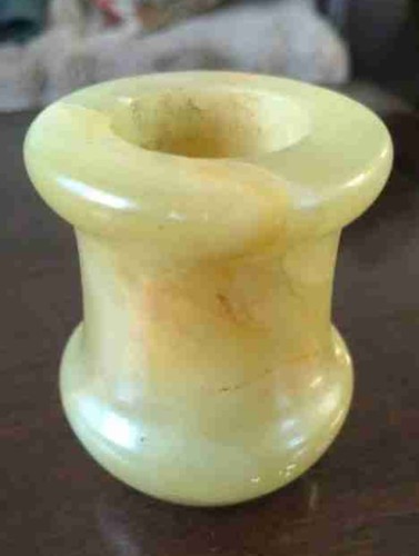 Art deco onyx candle - onyx,