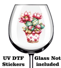 Easter Cactus Plant UV DTF