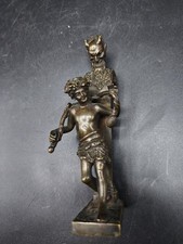 Antique bronze satyr - antique,