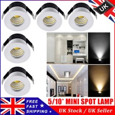 5-10x LED Recessed Small Ceiling Lights Cabinet Mini Spot Downlight 3W Minispot
