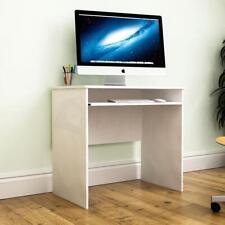 SALE Computer Desk Office Table Sliding Shelf Laptop PC White