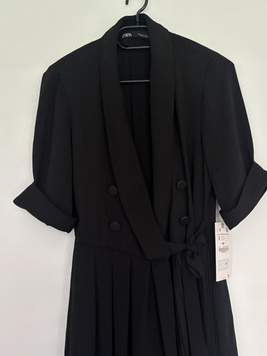 Zara women playsuit - zara, black