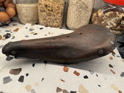 Vintage wrights brown leather - wrights,