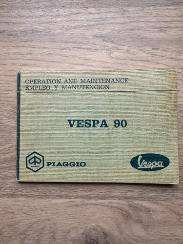 Rare piaggio vespa owner - piaggio,