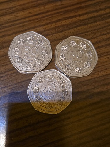Gibraltar 50p fifty pence - x,
