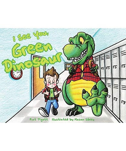 See you green dinosaur - dinosaur,, kat