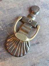Antique Brass Scalloped Shell Door Knocker
