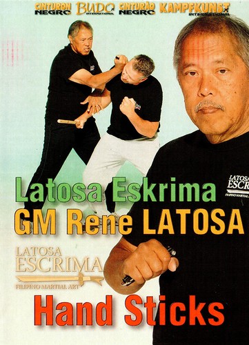 Latosa eskrima hand sticks dvd - eskrima,