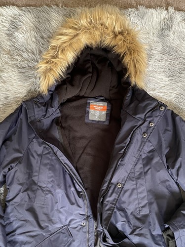 Primark men blue parka coat - blue,