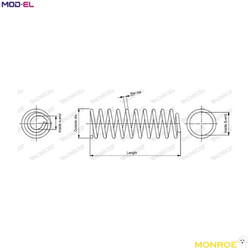 Suspension spring sp3757 for - suspension,