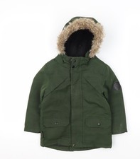 Gelert Boys Green Parka Coat, 2-3 Years, Hooded Winter