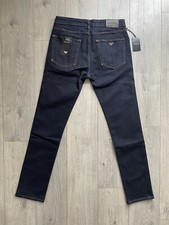 EA Armani Jeans Mens Navy Blue 36” Waist New BNWT Free P&P