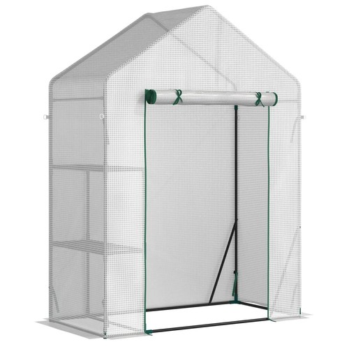 Walk greenhouse with - with, tier