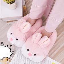 2Pcs Women Cartoon Slippers
