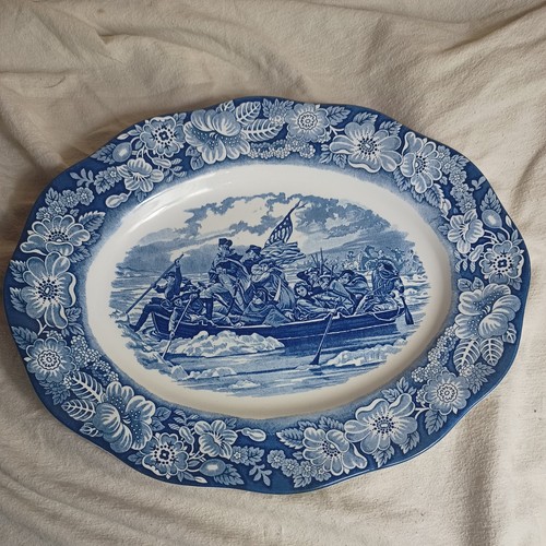 Liberty blue washington - liberty, plate