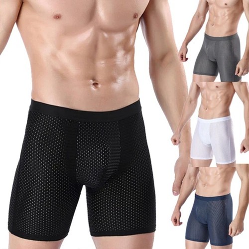 Men sexy ice silk mesh - men's,