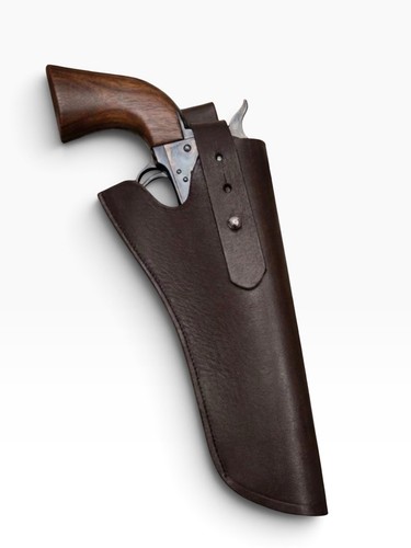 Genuine leather plain - leather, brown
