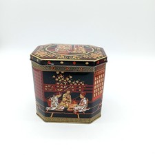 Vintage Ringtons Tea Tin with Original 1970s Half Pound Tea Packet unopened