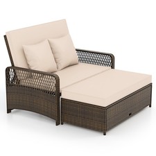 GAINOOM Patio Rattan Daybed